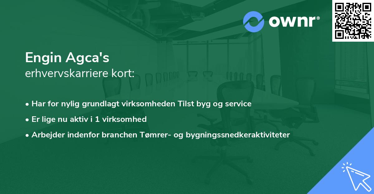 Engin Agca's erhvervskarriere kort