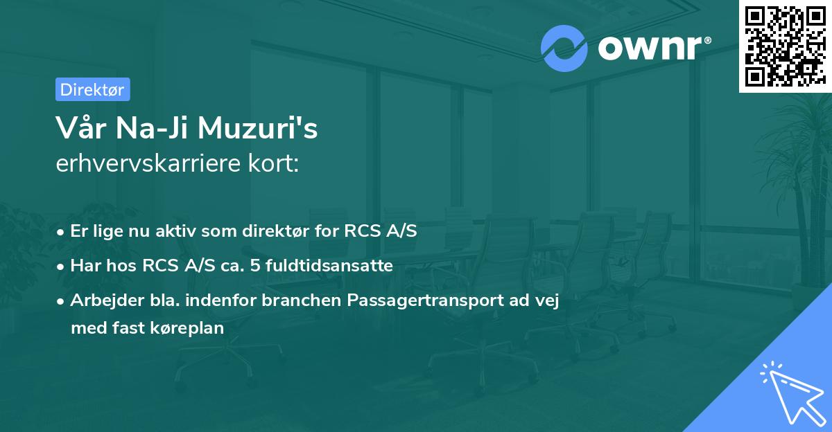 Vår Na-Ji Muzuri's erhvervskarriere kort