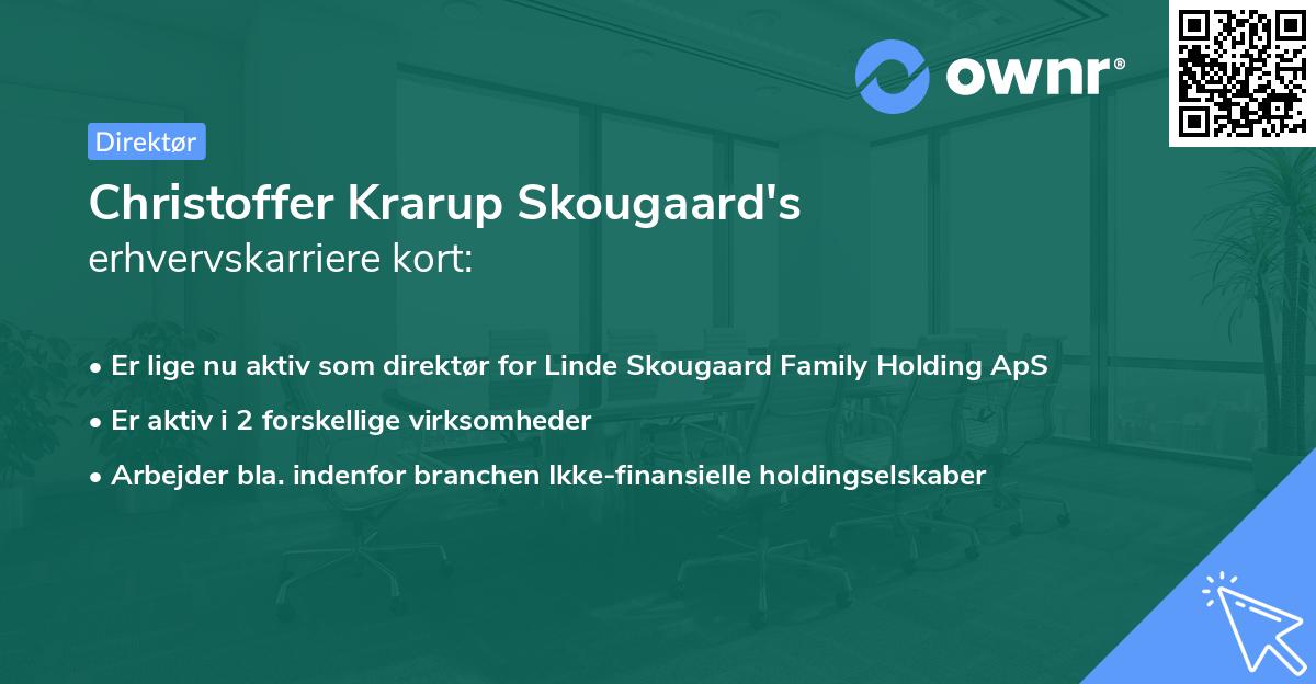 Christoffer Krarup Skougaard's erhvervskarriere kort