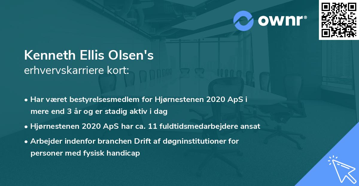 Kenneth Ellis Olsen's erhvervskarriere kort