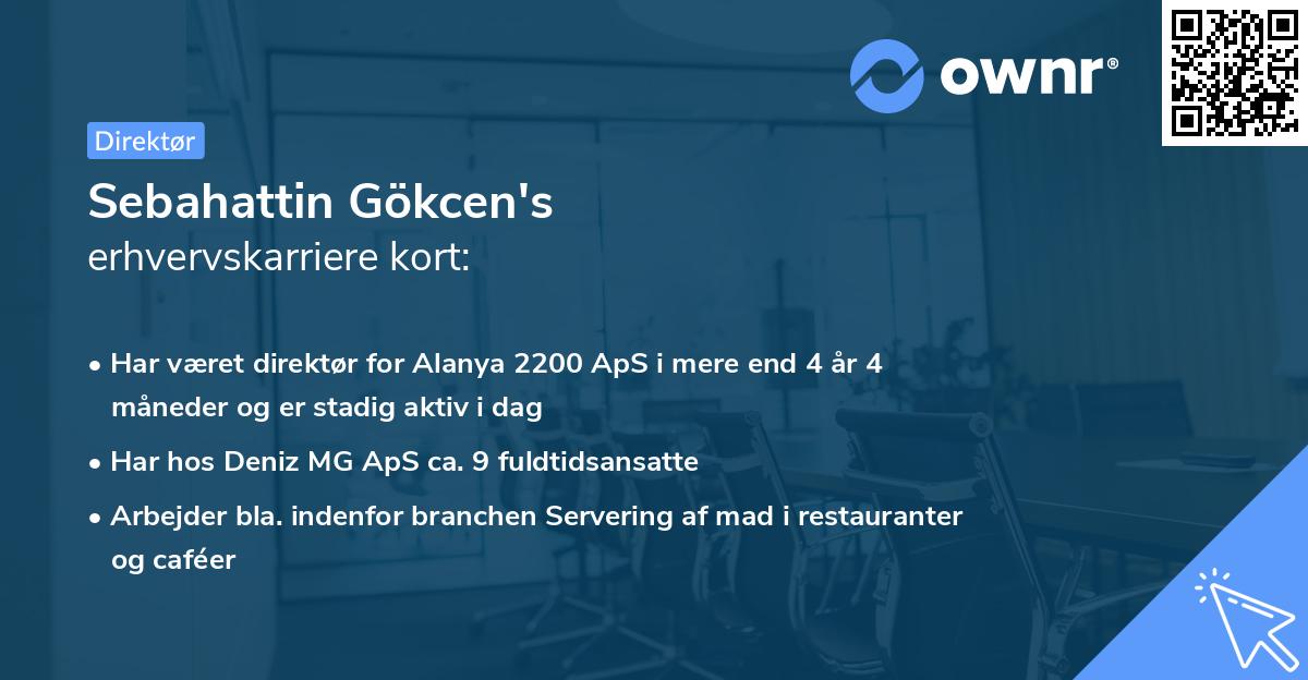 Sebahattin Gökcen's erhvervskarriere kort