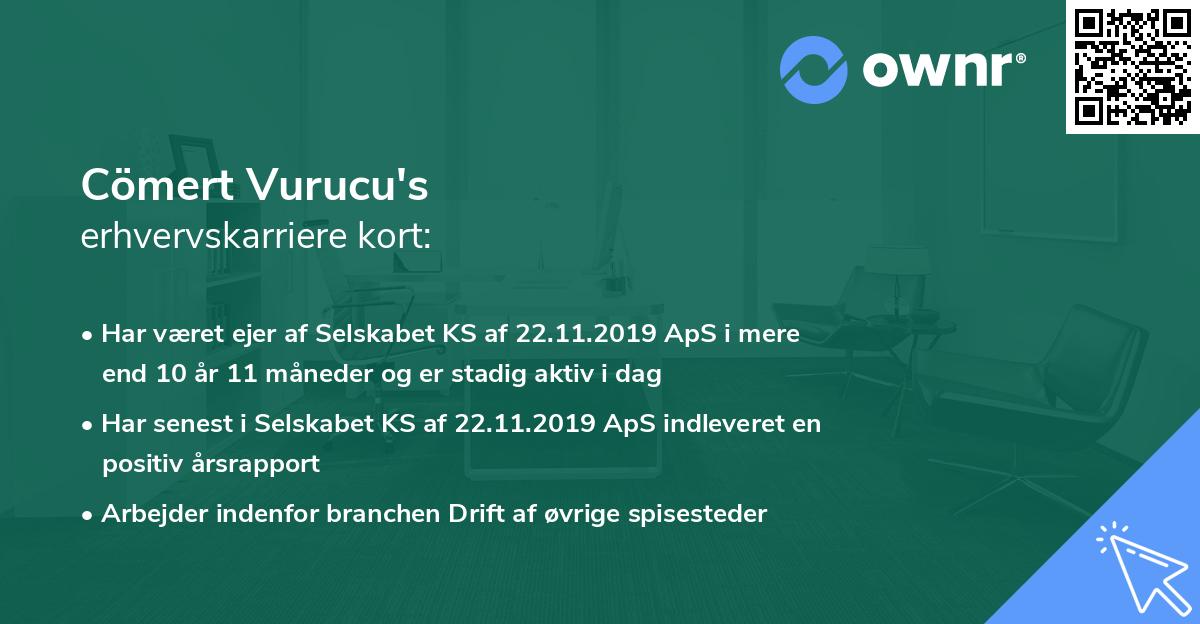 Cömert Vurucu's erhvervskarriere kort