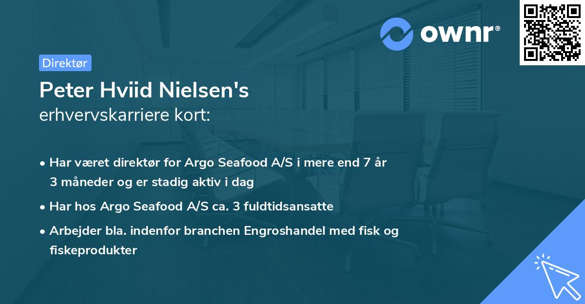 Peter Hviid Nielsen's erhvervskarriere kort