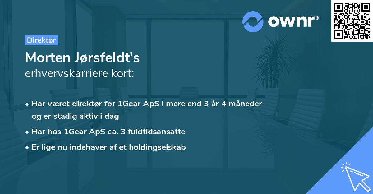 Morten Jørsfeldt's erhvervskarriere kort