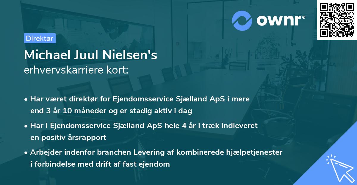 Michael Juul Nielsen's erhvervskarriere kort