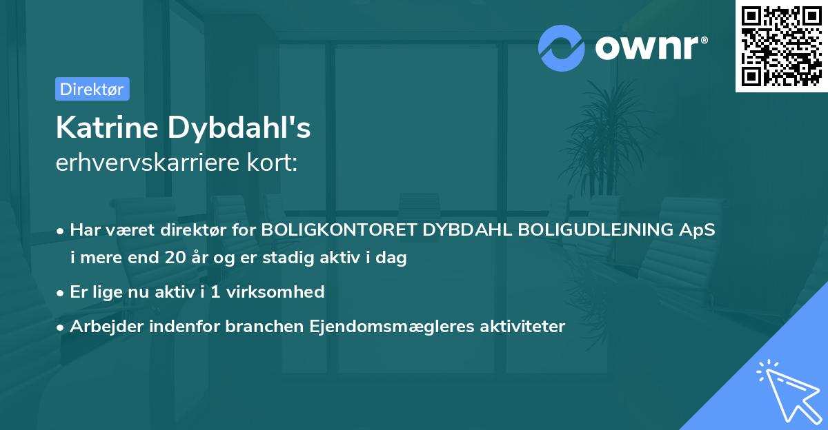 Katrine Dybdahl's erhvervskarriere kort