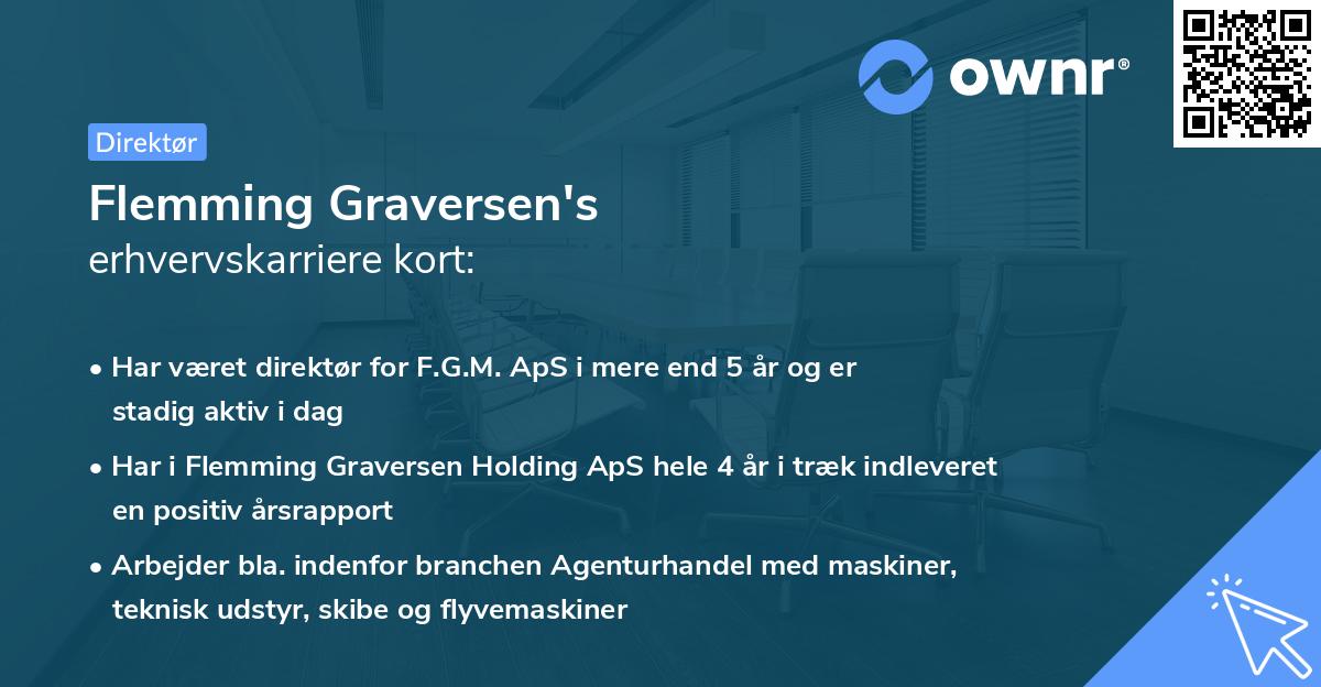 Flemming Graversen's erhvervskarriere kort