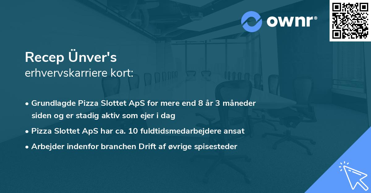 Recep Ünver's erhvervskarriere kort