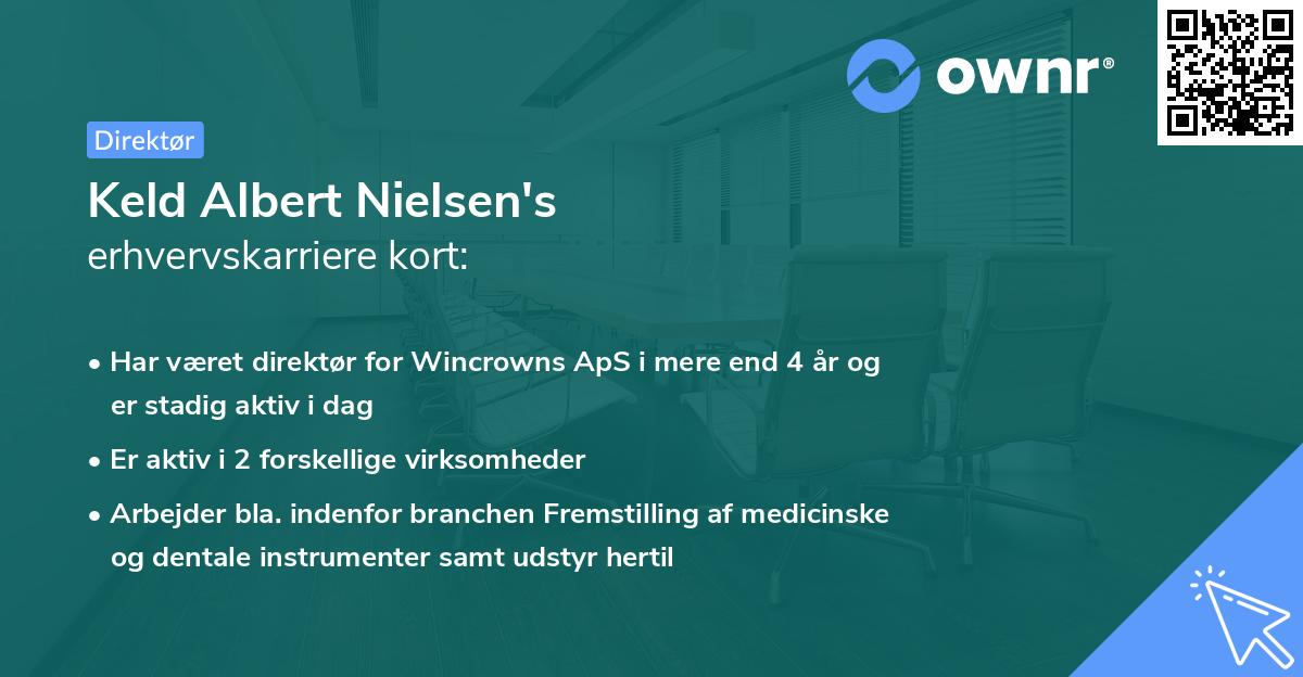 Keld Albert Nielsen's erhvervskarriere kort