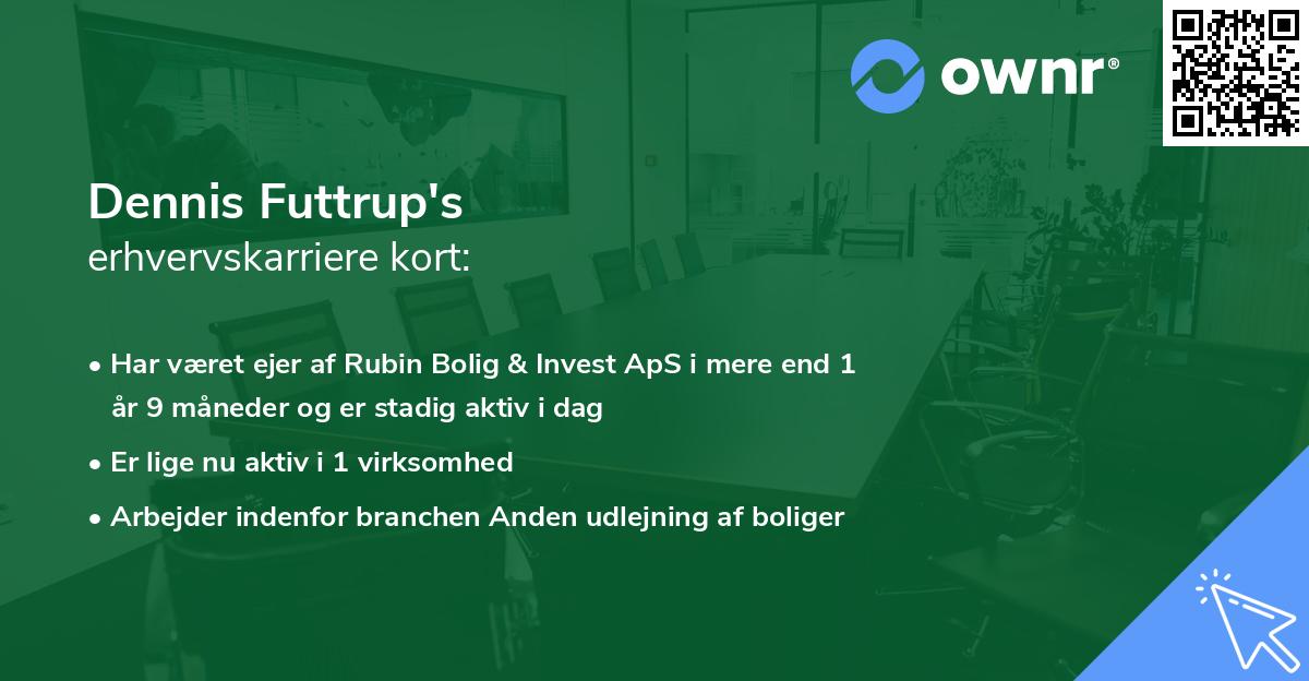 Dennis Futtrup's erhvervskarriere kort