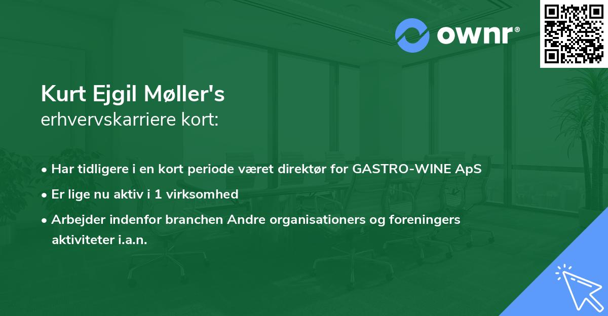 Kurt Ejgil Møller's erhvervskarriere kort