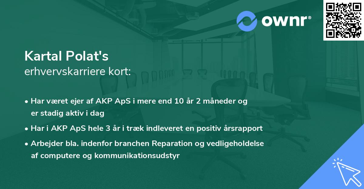 Kartal Polat's erhvervskarriere kort