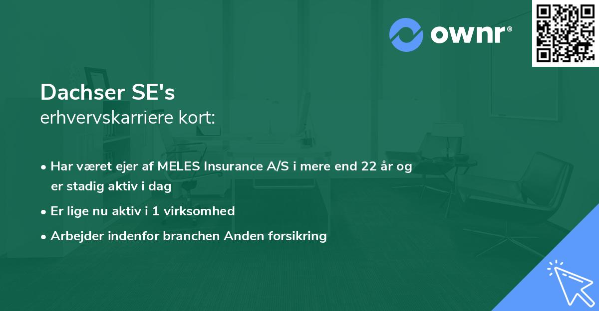Dachser SE's erhvervskarriere kort