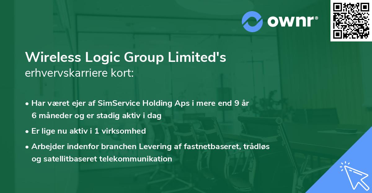 Wireless Logic Group Limited's erhvervskarriere kort