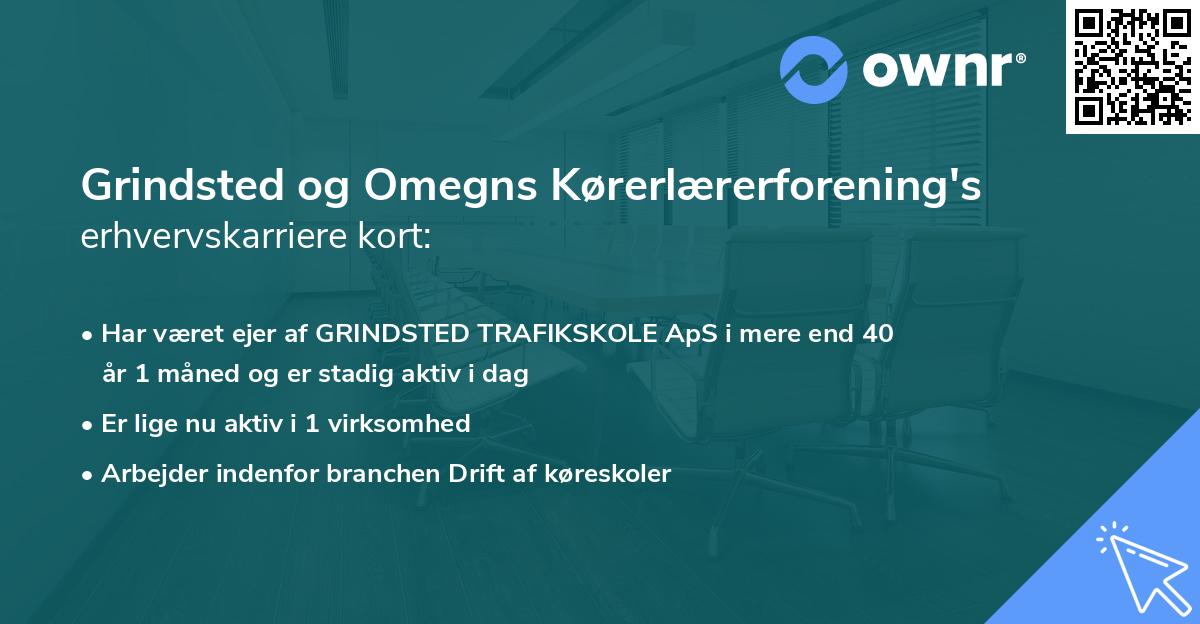 Grindsted og Omegns Kørerlærerforening's erhvervskarriere kort