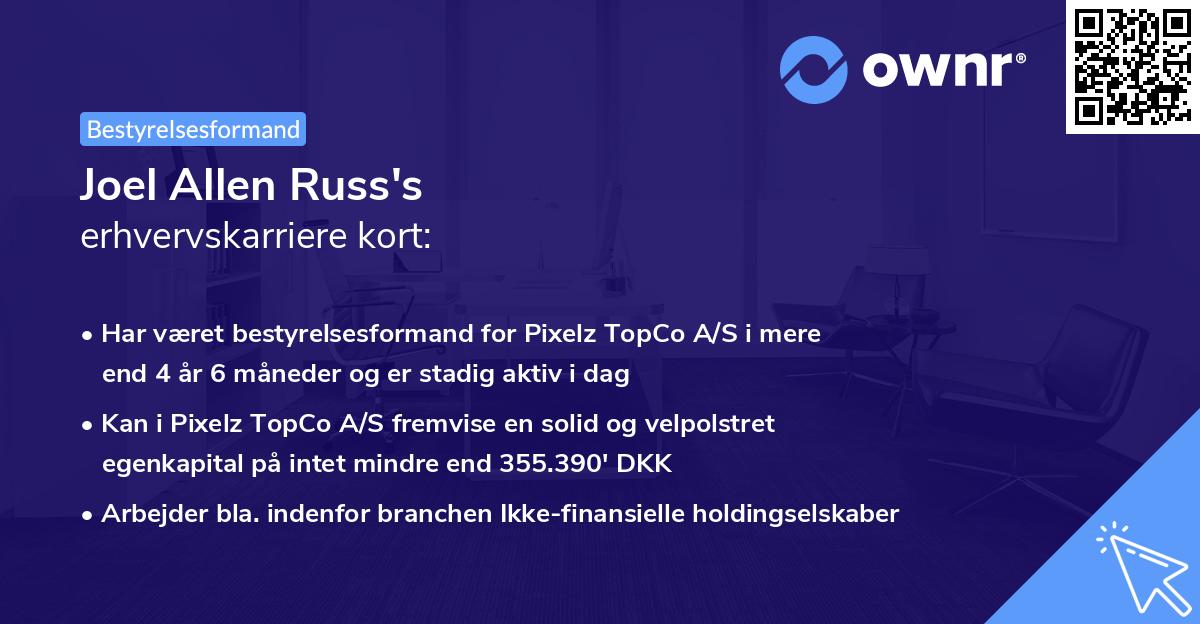 Joel Allen Russ's erhvervskarriere kort