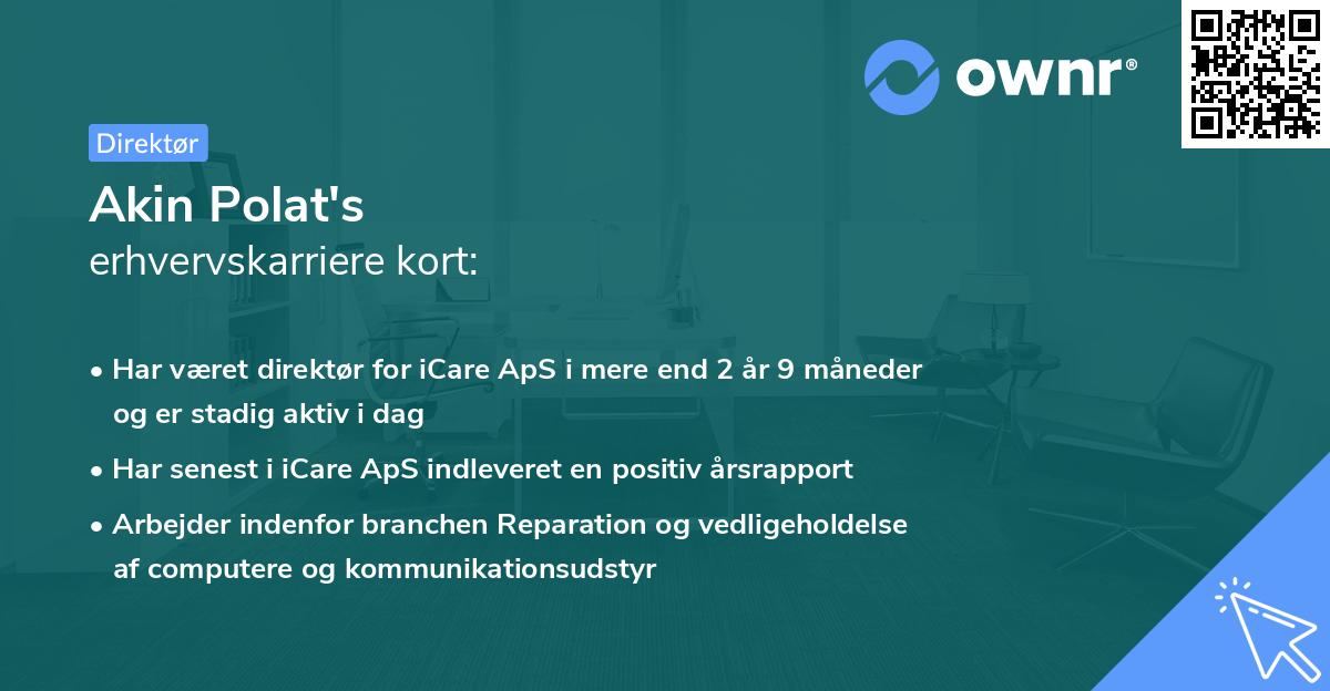 Akin Polat's erhvervskarriere kort