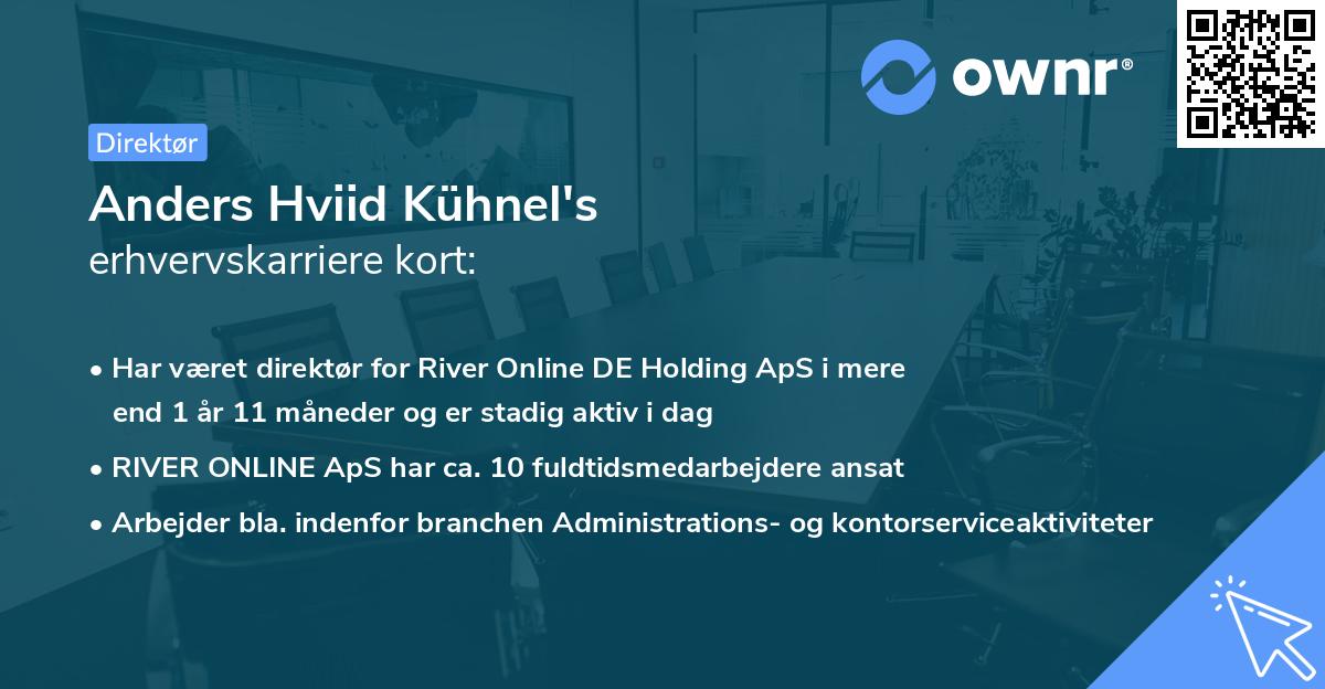 Anders Hviid Kühnel's erhvervskarriere kort