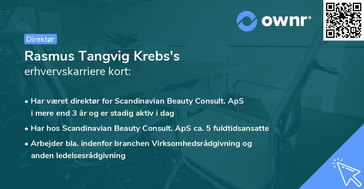 Rasmus Tangvig Krebs's erhvervskarriere kort