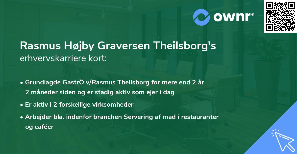 Rasmus Højby Graversen Theilsborg's erhvervskarriere kort