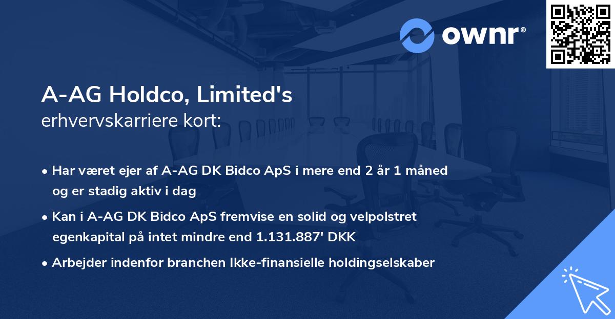 A-AG Holdco, Limited's erhvervskarriere kort