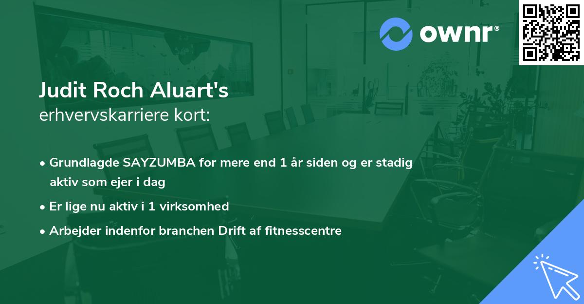 Judit Roch Aluart's erhvervskarriere kort