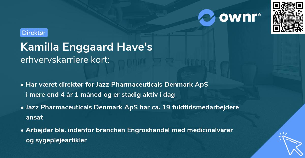 Kamilla Enggaard Have's erhvervskarriere kort