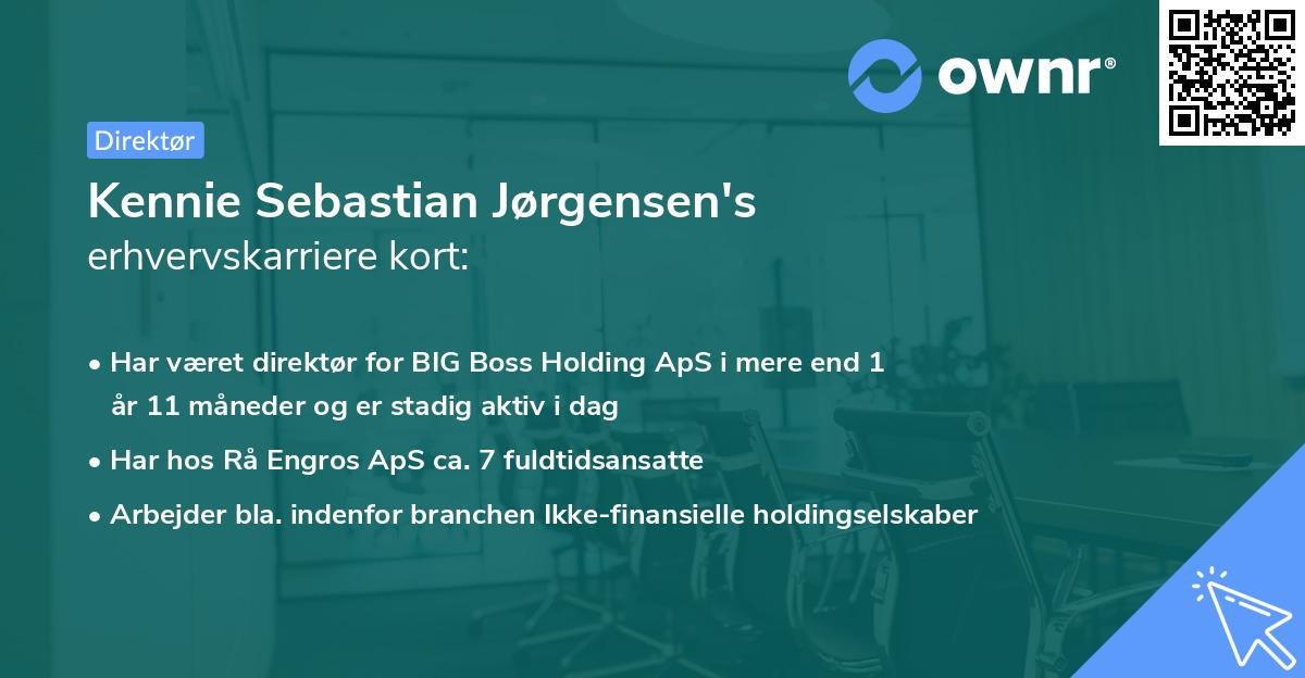 Kennie Sebastian Jørgensen's erhvervskarriere kort