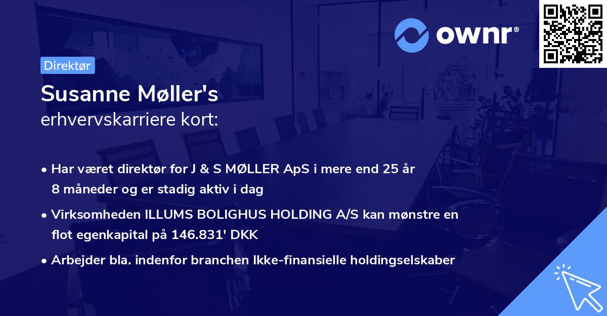 Susanne Møller's erhvervskarriere kort