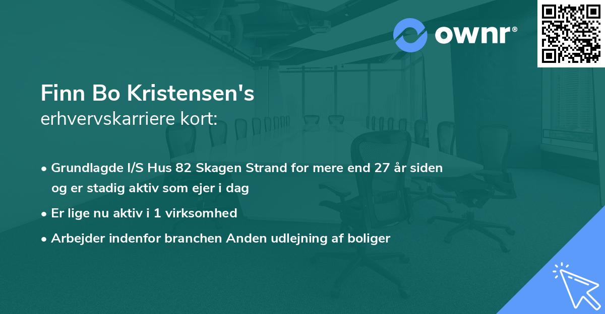 Finn Bo Kristensen's erhvervskarriere kort