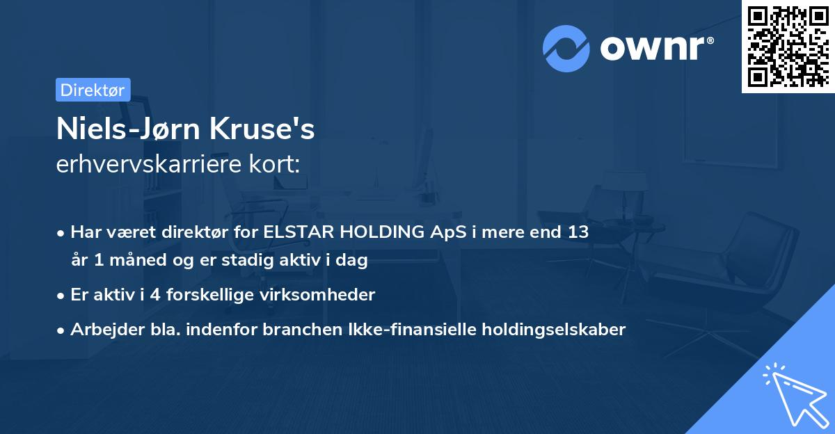 Niels-Jørn Kruse's erhvervskarriere kort
