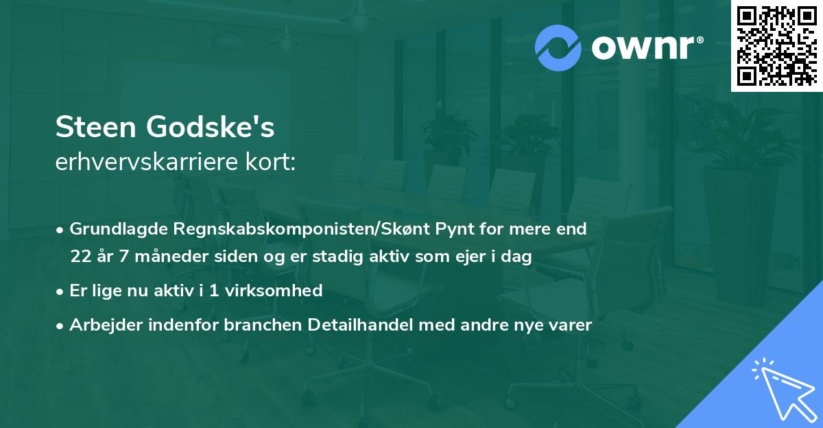 Steen Godske's erhvervskarriere kort