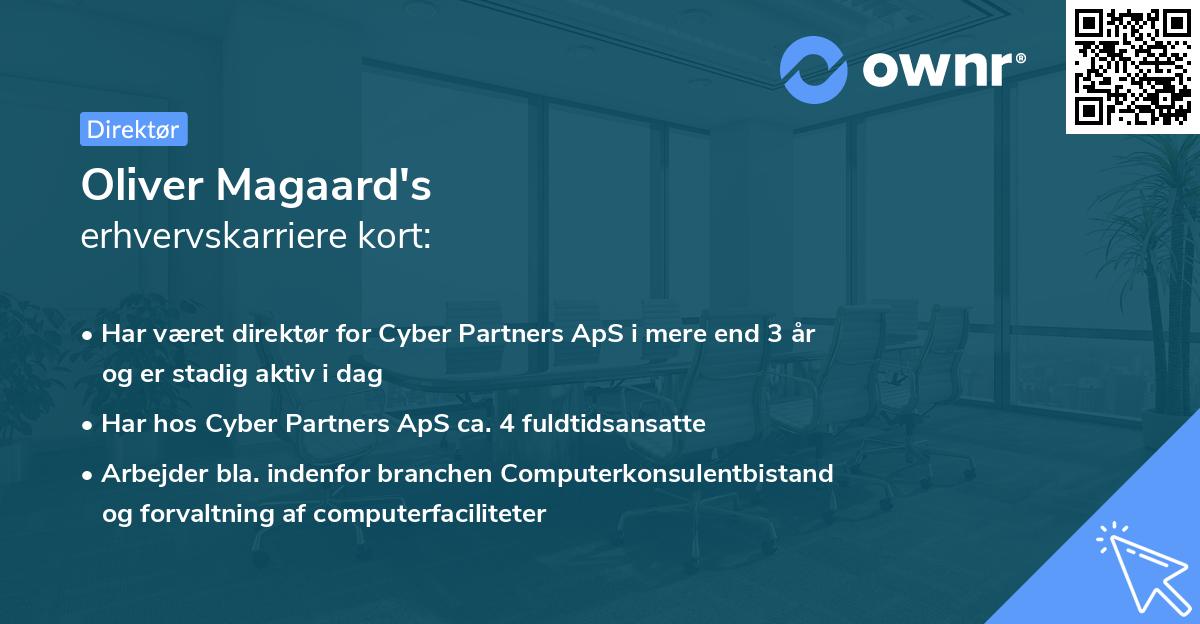 Oliver Magaard's erhvervskarriere kort