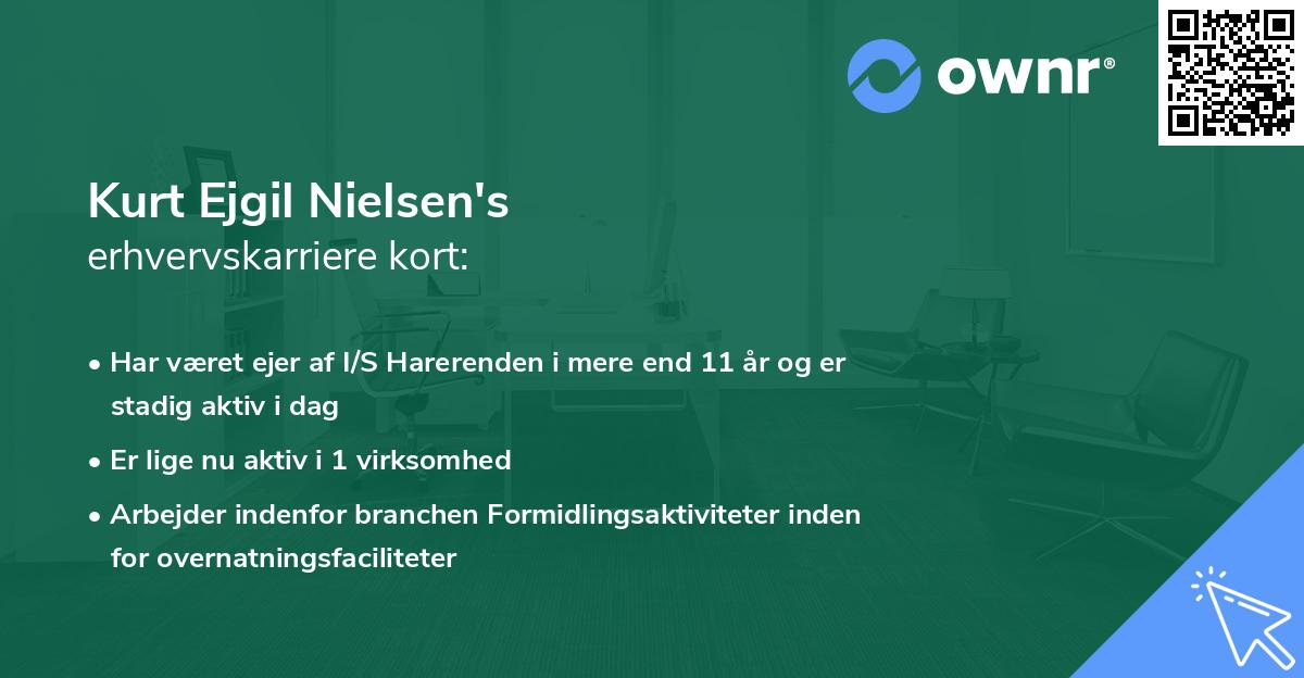 Kurt Ejgil Nielsen's erhvervskarriere kort