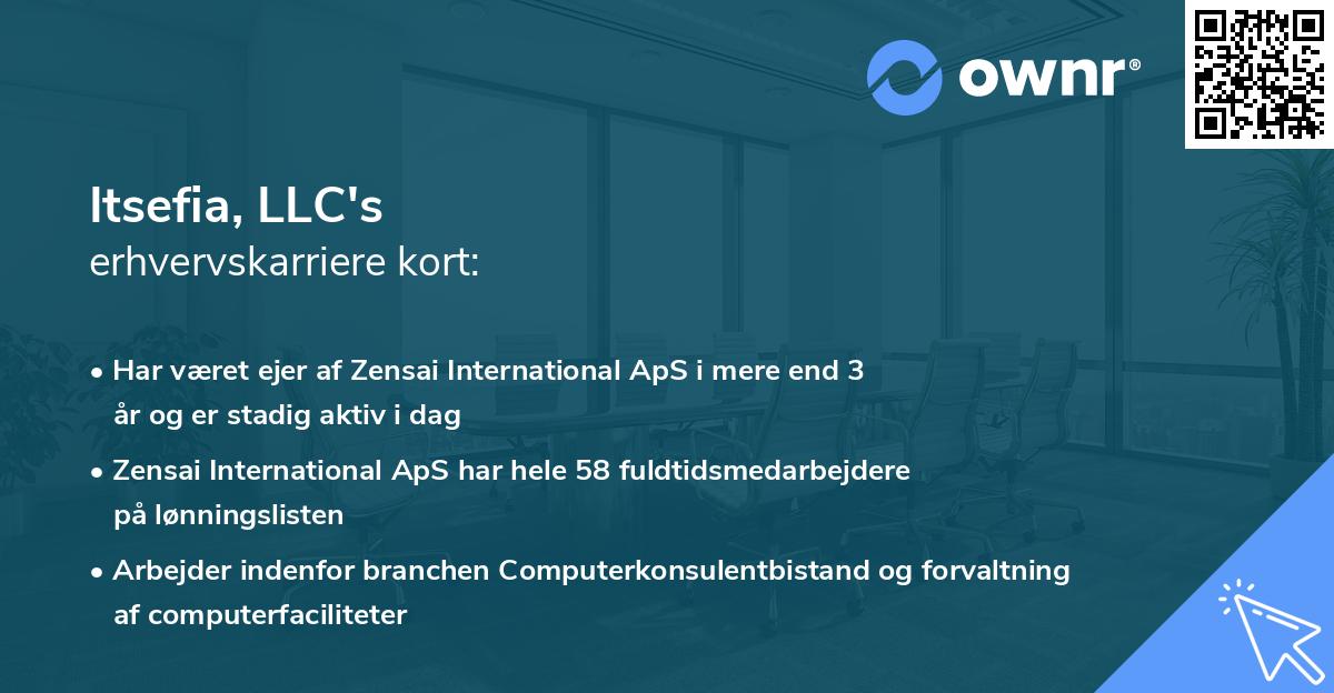 Itsefia, LLC's erhvervskarriere kort