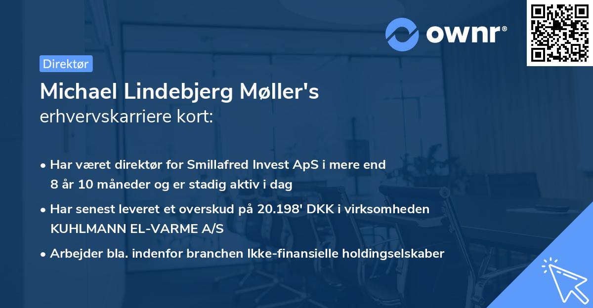 Michael Lindebjerg Møller's erhvervskarriere kort