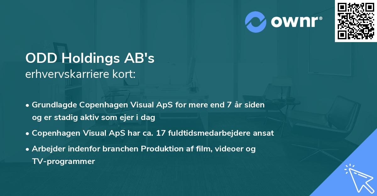 ODD Holdings AB's erhvervskarriere kort