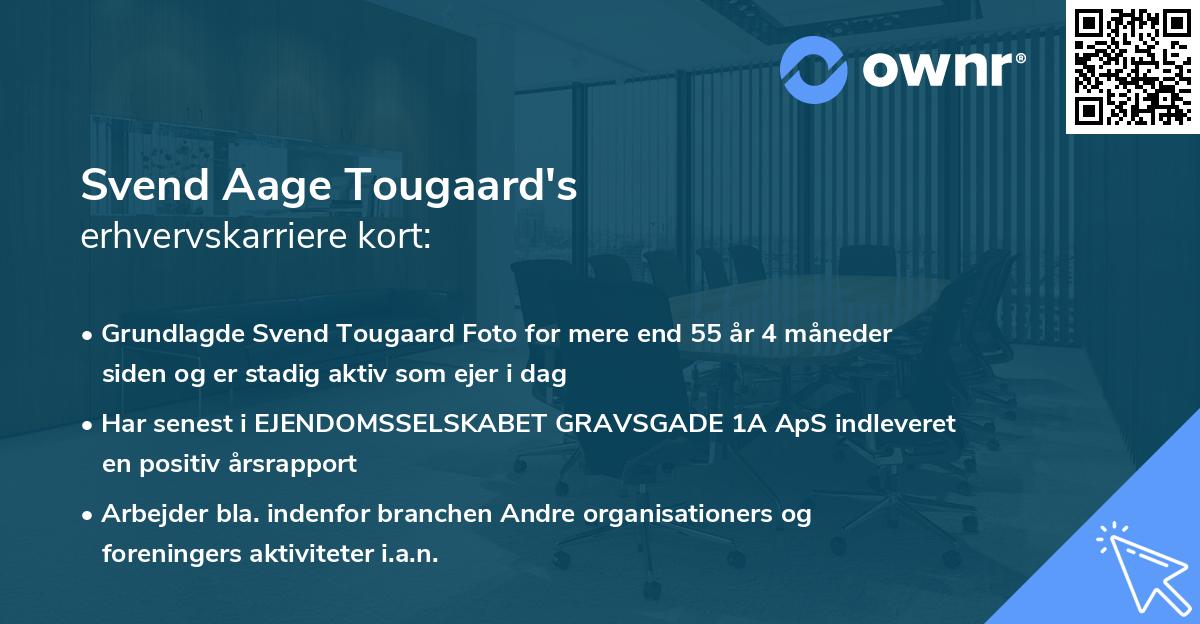 Svend Aage Tougaard's erhvervskarriere kort