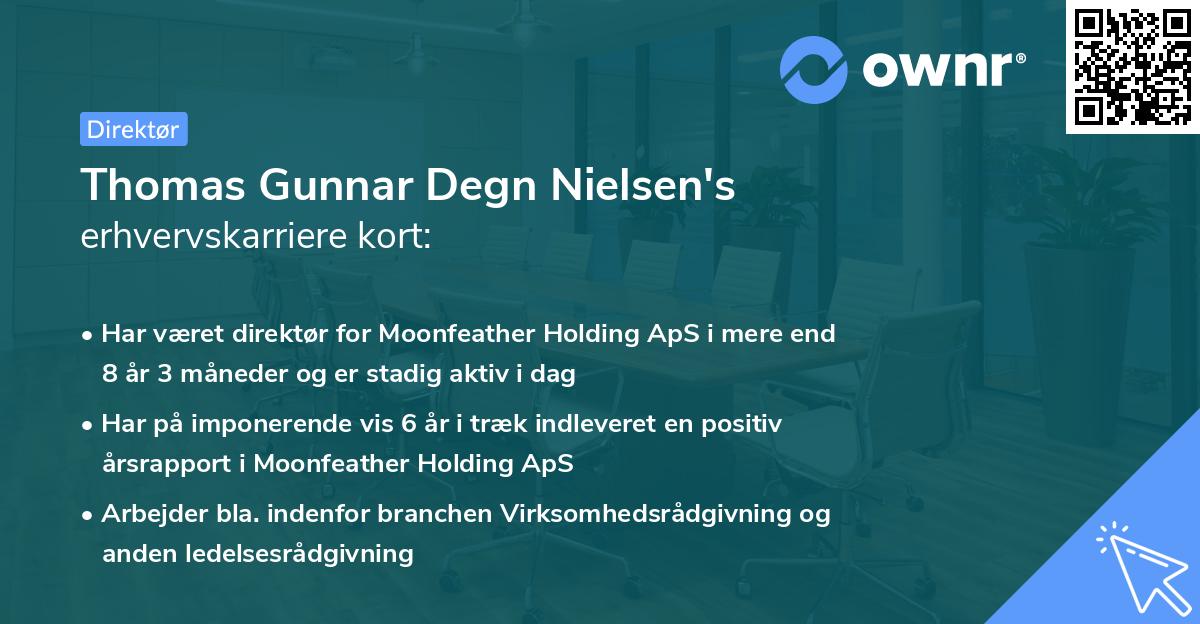 Thomas Gunnar Degn Nielsen's erhvervskarriere kort