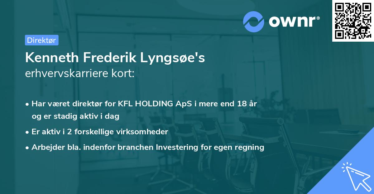 Kenneth Frederik Lyngsøe's erhvervskarriere kort