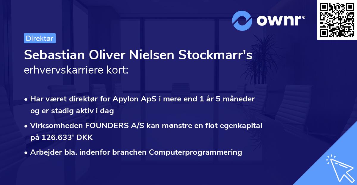 Sebastian Oliver Nielsen Stockmarr's erhvervskarriere kort