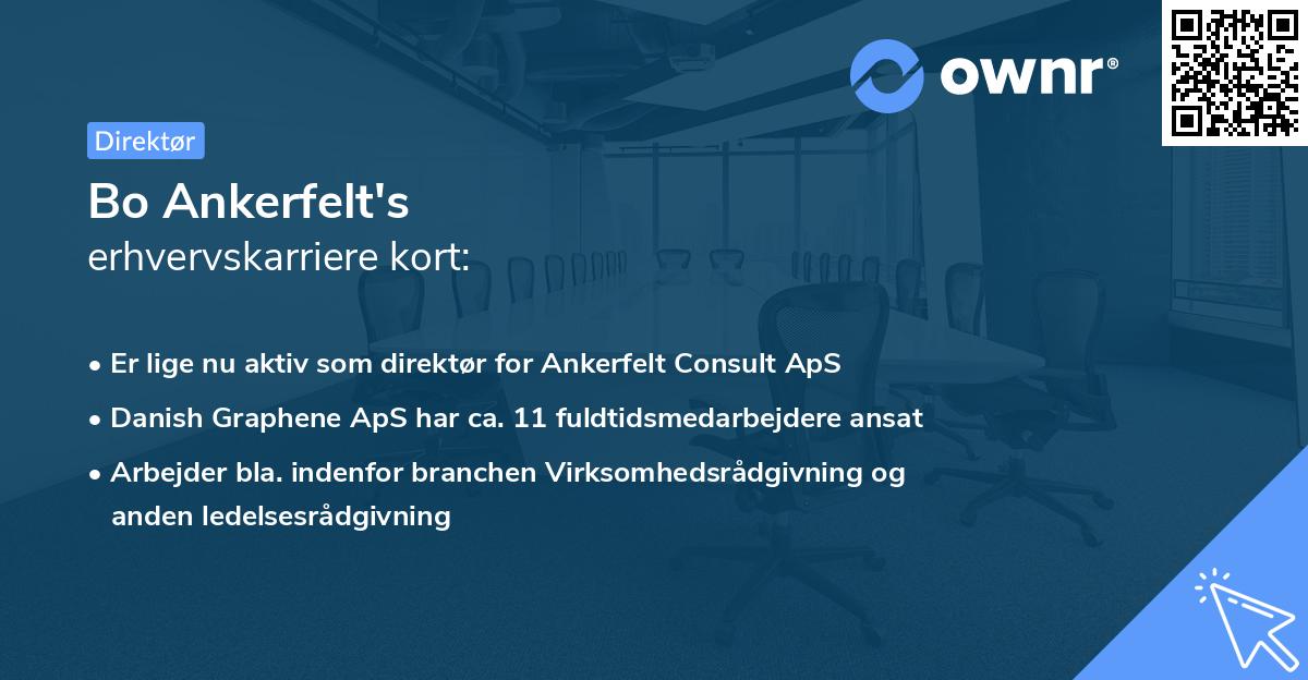 Bo Ankerfelt's erhvervskarriere kort
