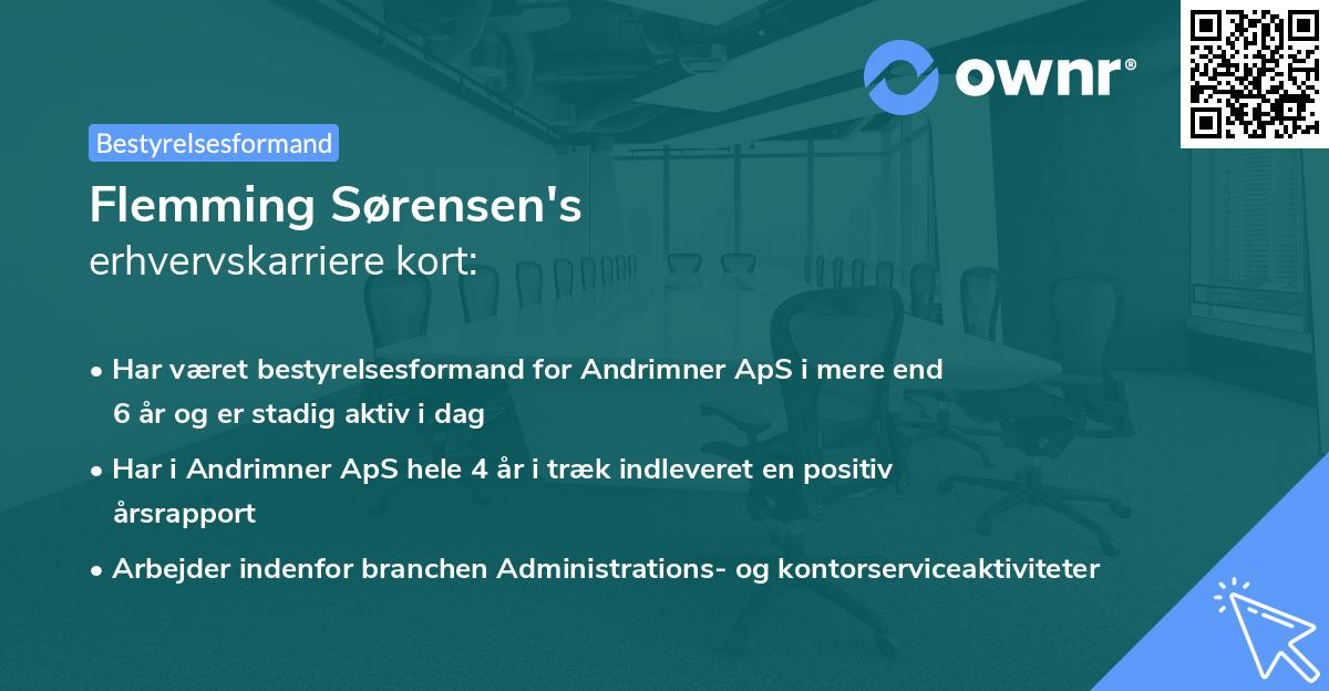 Flemming Sørensen's erhvervskarriere kort