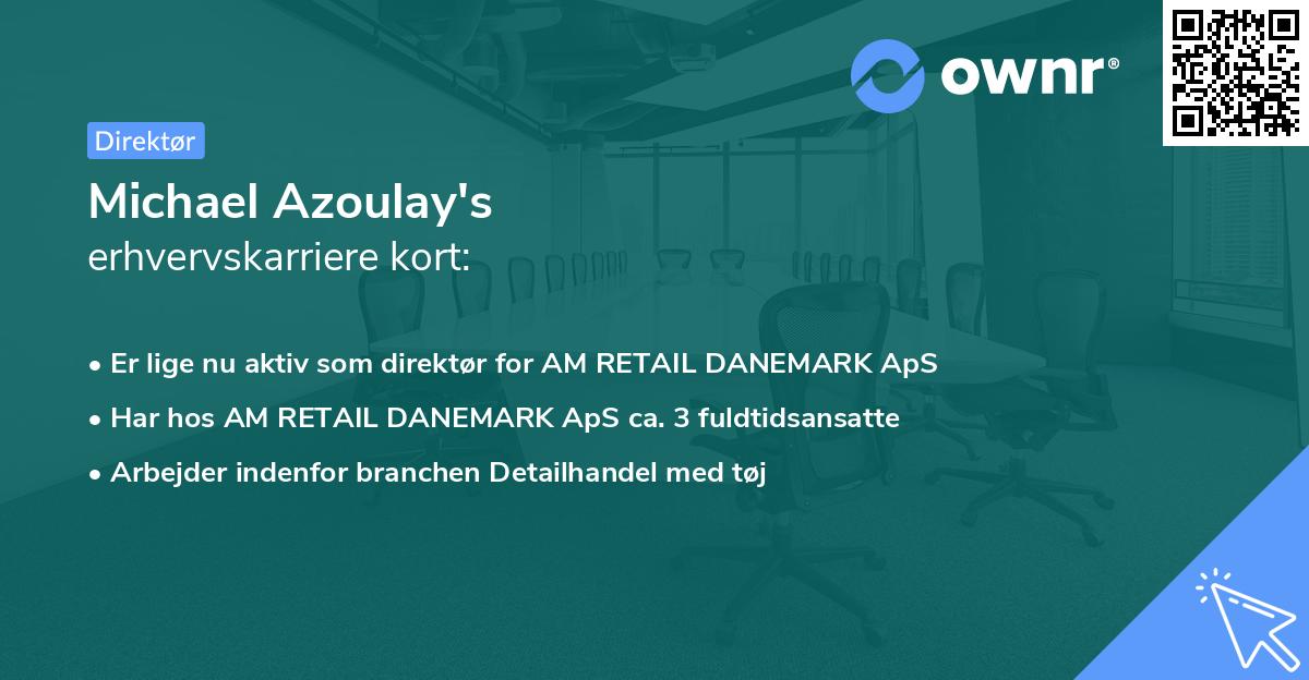 Michael Azoulay's erhvervskarriere kort