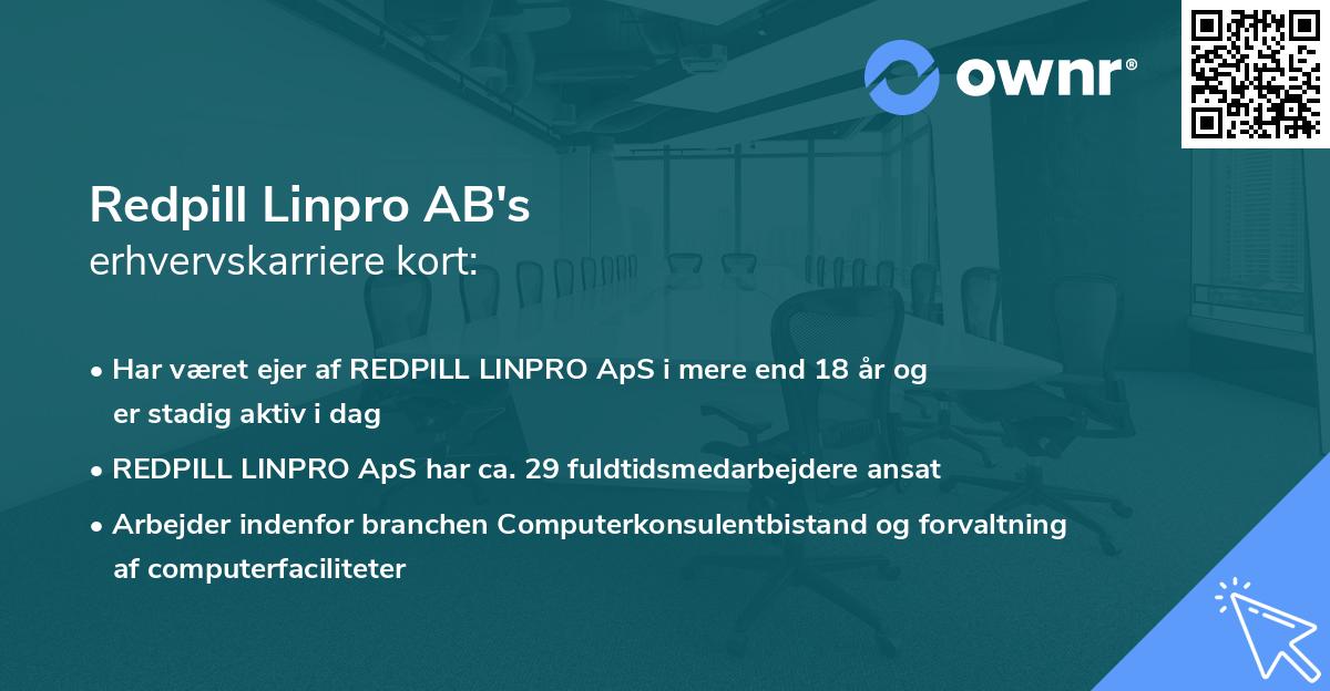 Redpill Linpro AB's erhvervskarriere kort