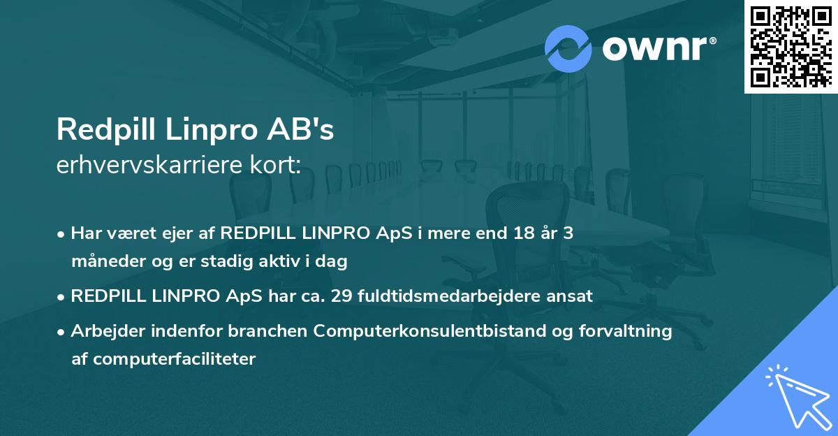 Redpill Linpro AB's erhvervskarriere kort