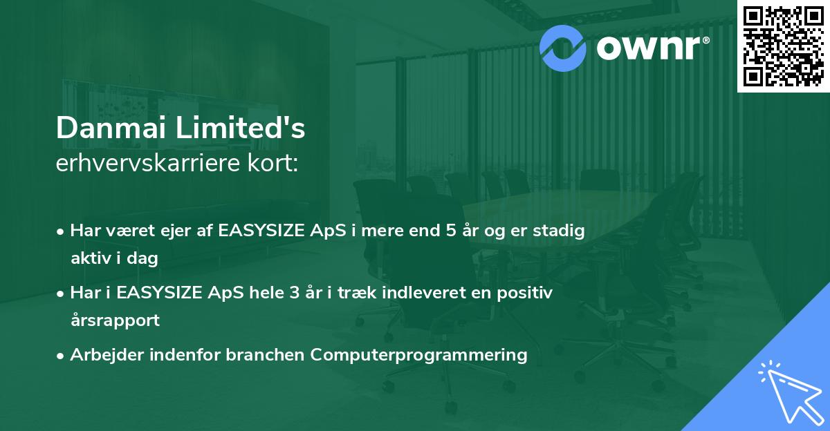 Danmai Limited's erhvervskarriere kort