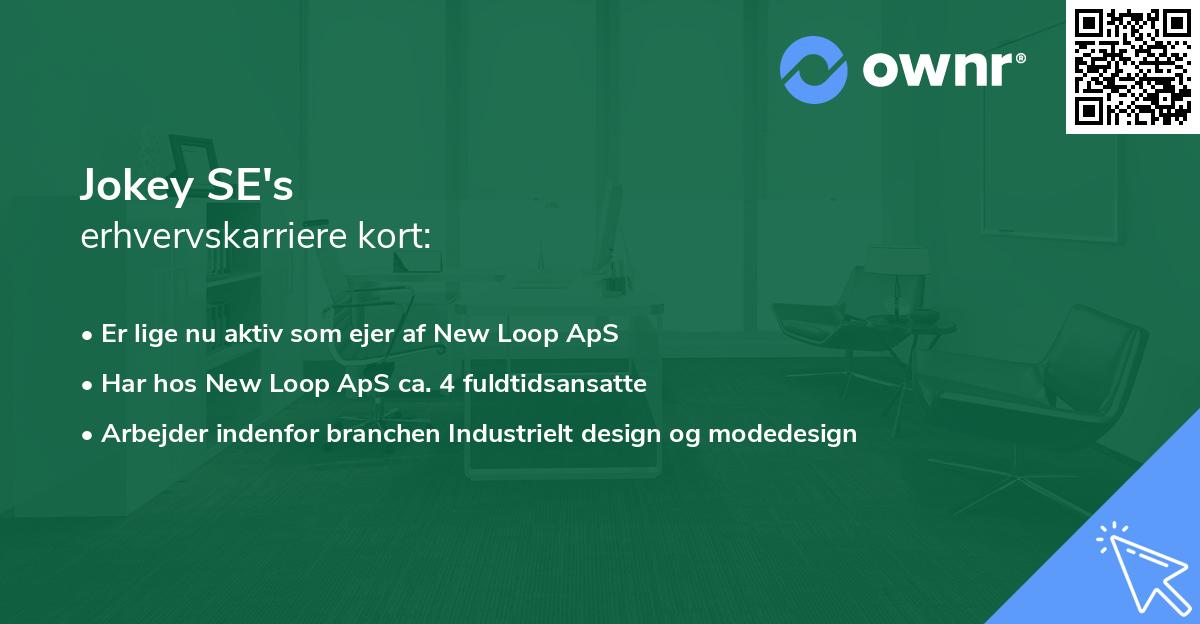 Jokey SE's erhvervskarriere kort
