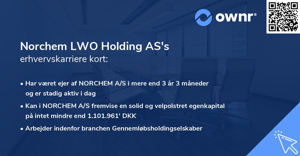 Norchem LWO Holding AS's erhvervskarriere kort