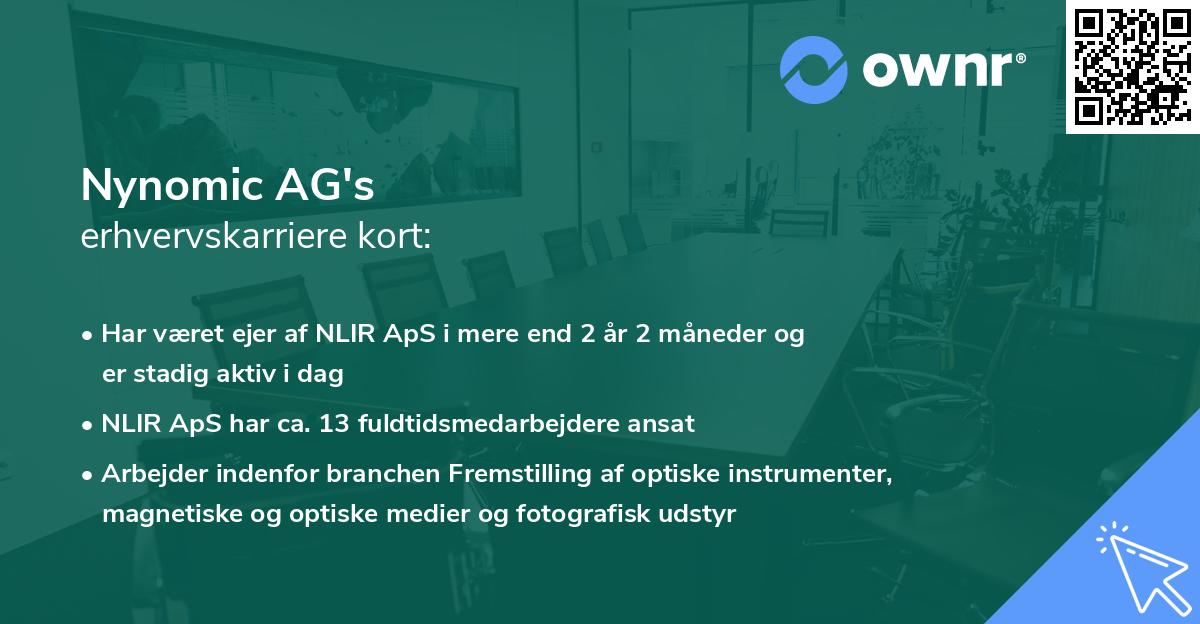 Nynomic AG's erhvervskarriere kort